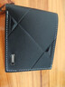 斐月伽男士钱包短款钱包卡包一体多功能皮夹子青年时尚休闲折叠薄款钱夹 黑色 实拍图