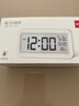 得力（deli）儿童节礼物多功能背光电子闹钟儿童智能钟学生专用起床神器开学必备 白LE103开学必备礼物开学季 实拍图