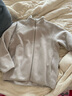 优衣库男装女装摇粒绒拉链茄克/长袖外套廓系夹克479792 30 浅米色 L /175/100A 实拍图