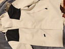 【硬核防风】oversize宽松冲锋衣男女秋冬户外夹克外套男可拆防水 单冲象牙白 XXS 建议女85-110斤 实拍图