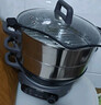 苏泊尔（SUPOR）铸铁电蒸锅 家用多功能电煮锅 电火锅 蒸煮炒菜大容量 双层蒸笼电热锅 ZN32YK13 实拍图