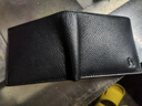 袋鼠钱包男士真皮短款2025新款商务头层牛皮钱夹一体卡包薄款皮夹父亲 银标-黑色 实拍图