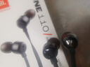 JBLT110有线耳机立体声入耳式耳麦  电脑游戏运动耳机 适用于3.5mm接口设备黑色 实拍图