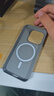 秒扬 钛灰色Magsafe强磁吸无线充电适用小米17手机壳15pro磨砂高级水泥灰14/13商务奢华超薄亚克力 细圈磁吸【钛灰色】柔润pc 小米 17 实拍图
