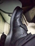 红蜻蜓秋冬真皮正品皮鞋牛皮轻便软底男士商务休闲皮鞋WJA33220 黑色 40 实拍图