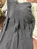 优衣库女装宽褶中裙/半身裙裙子25秋冬新款479916 09 黑色 S /155/64A 实拍图