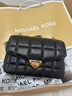 MICHAEL KORS迈克高仕【618狂欢】MK Soho 女士小号羊皮绗缝斜挎包单肩包 黑色 001 小号 实拍图