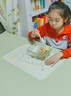 葆氏儿童餐垫硅胶宝宝便携式隔热桌垫小学生餐桌垫辅食防滑桌布吃饭垫 实拍图