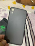 今舞 适用苹果XR手机壳超薄磨砂iphonexr全包防摔半软硬壳女男款通用商务PP类硅胶外壳保护套 透明黑 实拍图