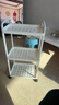 京东物流 落地小推车置物架家用玩具零食办公桌卫生间厨房储物架 白色三层 实拍图