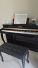 探律（TANLV）钢琴电钢琴88键重锤专业成人初学者幼师儿童家用立式数码电子钢琴 T03烤漆黑-大高箱-纯钢全重锤款-双人凳 实拍图