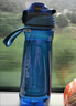 施密特（Simita）运动水杯大容量夏季tritan塑料杯男女士健身水壶学生水杯 迈阿密蓝650ml 实拍图