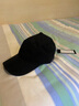川玖田一纯色速干棒球帽男户外轻薄速干帽子显脸小宽帽檐大头鸭舌帽高尔夫 黑色 2XL 大头围大码(59-65CM) 实拍图