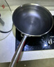 康巴赫炒锅不粘锅316L不锈钢炒菜锅32cm蜂窝平底煎炒锅电磁炉燃气灶通用 实拍图