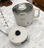美的（Midea）电煮锅 电蒸锅 便携式折叠锅 旅行出差家用304不锈钢 0涂层烧水电水壶 多功能锅 XZE1625S 配蒸笼 实拍图