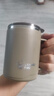 304不锈钢保温杯办公室专用马克杯上班族高颜值男生泡茶杯子带盖 卡其色 450ml 实拍图
