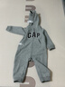 盖璞婴儿2025秋季新款字母logo抓绒连帽开裆连体衣儿童装805374 实拍图