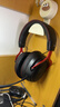 竹林鸟玄武ZG2头戴式耳机电竞游戏专用2.4G无线蓝牙有线type-c四模7.1音效一键听声辨位长续航降噪麦克风 黑红色官方标配（不含支架） 实拍图