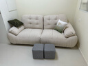 帕沙曼云朵沙发布艺可拆洗小户型客厅奶油风雪尼尔沙发多功能 2630ZF 【全拆洗款】2.26米大双人位#2900ZF 猫抓布TY91: 羽绒+硅胶棉+紫罗兰+竹炭海绵 实拍图