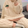 浪莎（LangSha）冬季睡衣女加绒加厚新款法兰绒保暖草莓套装大码可爱可外穿家居服 实拍图