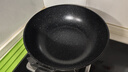 九阳（Joyoung）黑金麦饭石色不粘炒菜锅家用不粘炒锅燃气电磁炉通用 28cm 实拍图
