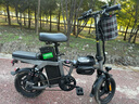 绿源【向往的生活推荐品牌】电动自行车新国标代驾折叠电动车超长续航铝合金锂电池助力电瓶车 航空铝合金灰色-40A-纯电120公里 实拍图
