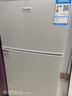 长城（GREAT WALL FRIDGE）家用迷你小冰箱小型冷冻冷藏保鲜宿舍出租房办公室节能省电双开门电冰箱 银色108L【一级能效 全国联保】 实拍图