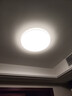 松下（Panasonic）吸顶灯卧室灯全光谱护眼银色简约款50瓦 HHXQ5160 实拍图