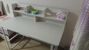 悦美妙电脑桌台式学生简易书桌书柜书架一体写字桌子家用办公学习桌 【单桌款】暖白色120*60cm 实拍图
