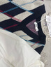 森马（Semir）长袖衬衫女冬季菱形格V领短背心易打理衬衣俏皮学院风两件套 蓝红色调00386 M 实拍图