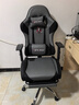 科润电竞椅男电脑椅子家用舒适久坐办公可躺宿舍人体工学升降游戏座椅 顶配特战灰科技布-4级杆-搁脚-155无极锁定-3D扶手 120-155度(含) 联动扶手 铝金脚 实拍图