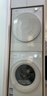 松下（Panasonic）【小薄荷S5】洗烘套装 550mm超薄全嵌 10kg滚筒洗衣机+变频热泵烘干机 光动银除菌 线屑过滤除毛烘 悦光白M2Q1+M2QR1 实拍图