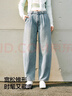 森马（Semir）森柔牛仔|牛仔裤女宽松锥形裤舒适2025春季长裤显高109125124003 实拍图