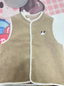 巴拉巴拉童装加绒马甲2025冬装婴儿背心羊羔绒两面穿宝宝外套209425101203 实拍图