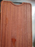 双枪乌金檀菜板 百年龄整木砧案板家用切菜食品抗菌防霉实木40*27*2.5 实拍图