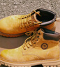 骆驼（CAMEL）王俊凯同款秋冬马丁靴户外工装大黄靴男 G122W7757TR 金黄 42 实拍图