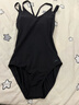 速比涛（Speedo）泳衣女经典系列双肩带全身塑形温泉显瘦防晒抗氯连体泳衣 黑色 S 实拍图