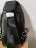 萨奇袋鼠（SAQIDAISHU）真皮胸包男休闲男士包包单肩包运动包头层牛皮胸前小背包斜肩包男 黑色荔枝纹【头层牛皮】 实拍图