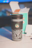 大嘴猴大容量保温杯男女士咖啡杯高颜值水杯学生杯子儿童  漫画灰480ml 实拍图