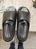 朴西新款EVA踩屎感厚底拖鞋女士居家室内情侣拖鞋男 黑色 42-43 实拍图