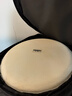 莫森（MOSEN）10英寸彩绘非洲鼓 纯羊皮印尼实木桃花芯进阶手鼓免调音 颜色随机 实拍图