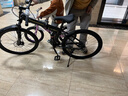凤凰（Phoenix） 凤凰自行车可折叠山地车路虎男士成年人变速女式越野公路单车 条轮消黑/折叠双避震/全竞速轴承 26寸24速【参考：158-188cm】 实拍图
