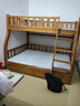 临稚胡桃木 儿童上下床实木高低床双层床上下铺床两层木床子母床 爬梯款 上铺宽1.4米下铺宽1.6米 实拍图