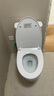 惠达（HUIDA）脲醛抗菌抽水马桶家用大冲力节水虹吸式坐便器白天鹅HDC6360NB 实拍图