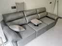 梵拓思意式零靠墙真皮电动沙发大象耳朵多功能伸缩两用现代客厅功能沙发 3.2米三人全电动位 接触面加厚真皮+海绵坐垫 实拍图