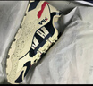 FILA 斐乐TREK老爹鞋男鞋新款休闲鞋时尚复古运动鞋跑鞋  白芦笋/浆果蓝-WD 43 实拍图
