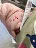 巴拉巴拉童装婴儿羽绒裤男童长裤女童裤子冬装保暖裤宝宝高腰护肚萌趣可爱 粉红兔兔-白鸭绒 209425108207 90 cm-充绒量23g 实拍图