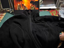 迪卡侬（DECATHLON）保暖户外抓绒衣外套男女运动宽松秋摇粒绒外套冲锋衣内胆 男款-全拉链-黑色 S 实拍图