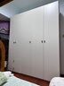 全友家居 简约奶油风衣柜组合家具卧室家用靠墙落地衣服柜子成品衣橱 实拍图