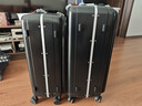 汉客行李箱男拉杆箱女旅行箱69升大容量24英寸墨玉黑镇店前侧开盖铝框 实拍图